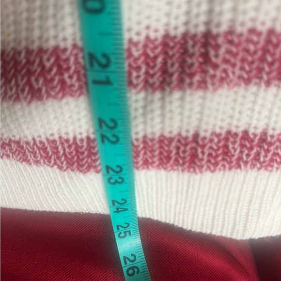 Lucky Brand “American flag” Red and White Striped plus blue with stars Knit vest - Picture 4 of 9